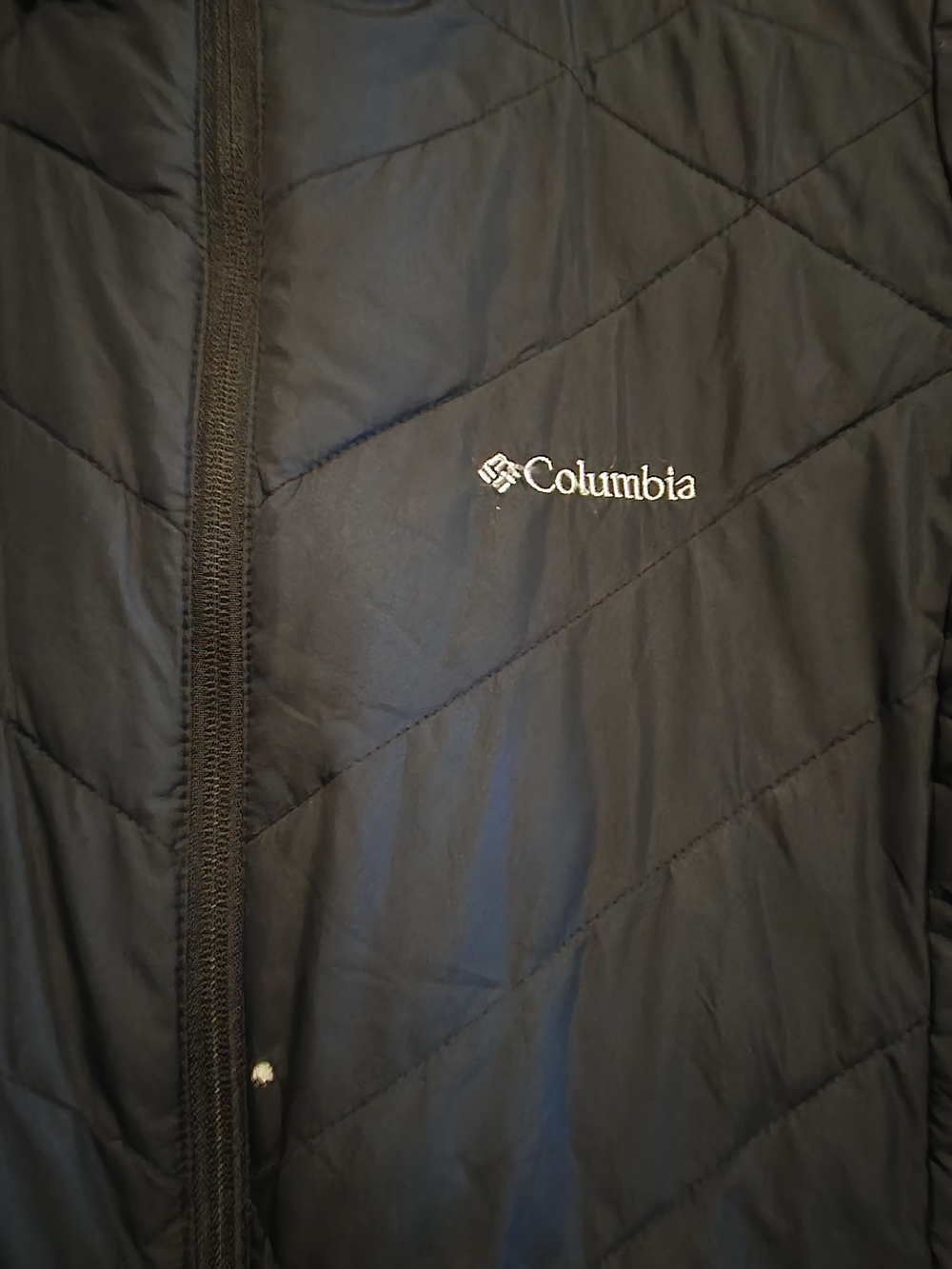 Columbia Women's Black Insulated Hooded Jacket - Picture 4 of 5